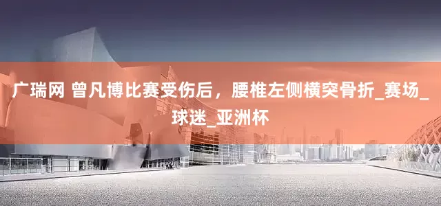 广瑞网 曾凡博比赛受伤后，腰椎左侧横突骨折_赛场_球迷_亚洲杯