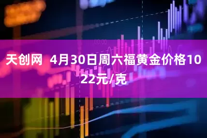 天创网  4月30日周六福黄金价格1022元/克