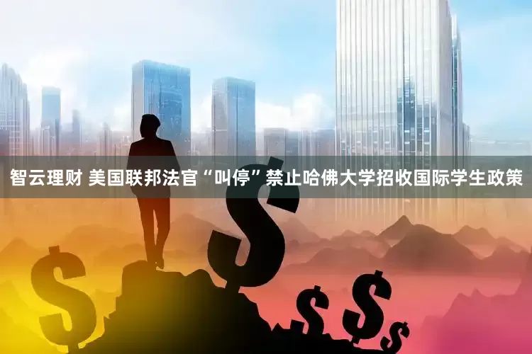 智云理财 美国联邦法官“叫停”禁止哈佛大学招收国际学生政策