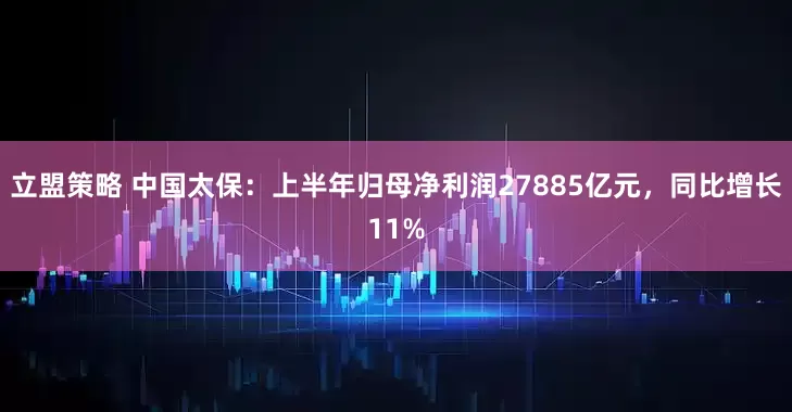 立盟策略 中国太保：上半年归母净利润27885亿元，同比增长11%